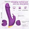 Şarjlı Çift Titreşim Motorlu Klitoris ve G Spot Uyarıcı Dildo Rabbit Vibratör
