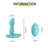VISION Kablosuz Kumandalı Klitoris ve G-Spot Uyarıcı Külot İçi Giyilebilir 2 in 1 Vibratör - Mavi