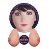 3D Kafa ve Saçlı Şişme Silikon Manken - Boobie Super Love Doll
