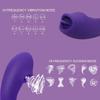 MEIPER Kablosuz Kumandalı Klitoris Emiş Güçlü ve G-Spot Uyarıcı 2 in 1 Titreşimli Dil Vibratör