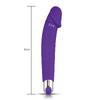 10 Modlu Şarjlı Dildo Vibratör - Rechargeable IJOY Silicone Dildo
