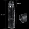 2.5 CM Uzatmalı Şeffaf Penis Kılıfı - Flawless Clear Penis Sleeve