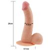 22 CM Ultra Yumuşak Dokulu Belden Bağlamalı Kemerli Realistik Dildo Penis