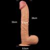 33 CM Büyük Boy Realistik Dildo - Legendary King Sized