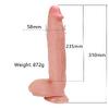 BIG SIZE Dildo Gerçekçi Et Dokusunda Büyük Boy Realistik Penis 31 CM