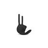 Klitoris Uyarıcı Titreşimli Silikon Penis Halkası Siyah - Power Clit Duo Silicone Cockring