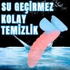 NEON ELITE Glow in the Dark - Karanlıkta Parlayan Tırtıklı Dildo Ultra Yumuşak Realistik Yapay Penis 