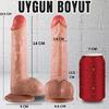 UNIQUE Realistik Dokuda Damarlı Dildo Vantuzlu Gerçekçi Yapay Penis 20 CM