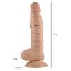 MARSHALL Dildo Gerçekçi Et Dokusunda Realistik Penis 21 CM