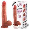 Master Perfection Dildo Frank - Isıtmalı İleri Geri Hareketli ve Rotasyonlu Gerçekçi Damarlı Yapay Penis Vibrator