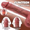 Master Perfection Dildo Jake - Isıtmalı İleri Geri Hareketli ve Rotasyonlu Gerçekçi Damarlı Yapay Penis Vibrator