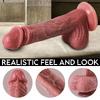 Master Perfection Dildo Jake - Ultra Yumuşak Çift Katmanlı Mavi Damarlı Realistik Yapay Penis