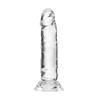MYST COLOR Dildo Realistik Jel Dokuda Testissiz Ultra Yumuşak Şeffaf Mini Yapay Penis 13 CM