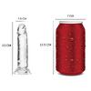 MYST COLOR Dildo Realistik Jel Dokuda Testissiz Ultra Yumuşak Şeffaf Mini Yapay Penis 13 CM
