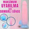 NEON ELITE Glow in the Dark - Karanlıkta Parlayan Dildo Ultra Yumuşak Realistik Yapay Penis