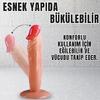 UNIQUE Realistik Dokuda Dildo Vantuzlu Gerçekçi Yapay Penis 17 CM