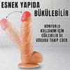 UNIQUE Realistik Dokuda Kalın Damarlı Dildo Vantuzlu Gerçekçi Yapay Penis 20 CM