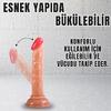 UNIQUE Realistik Dokuda Mini Dildo Vantuzlu Gerçekçi Yapay Penis 14 CM