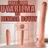 UNIQUE XXL Realistik Dokuda Kalın Dildo Mega Boy Gerçekçi Yapay Penis 38 CM